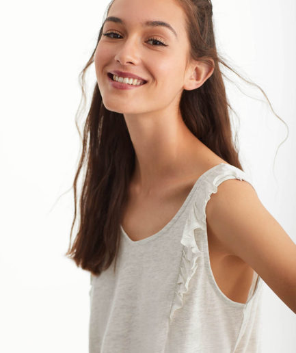 lenceria mujer pijama tirantes corto blanco